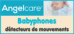 Produits de puériculture hygiène et sécurité bébé/nouveau-né – Moniteurs et babyphones – Poubelles à couches anti-odeurs et supports de bain sécurisés - Angelcarebaby.com - Angelcarebaby.com, site spécialisé référent en puériculture bébé et nouveau-né et leader en qualité babyphones avec détecteurs de mouvement depuis 20 ans, propose des poubelles à couches anti-odeurs (protection anti-bactérienne) des moniteurs et babyphones (technologie sans contact) et des supports de bain sécurisés, hygiéniques et confortables (transats de bain en plastique souple innovant).