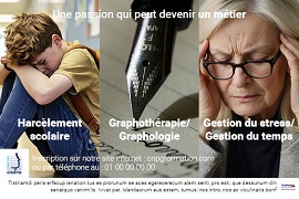 CNPG - Formations en graphologie, psychothérapie, psychologie, graphothérapie, sophrologie, pnl, analyse transactionnelle, hypnose, coaching, médiation, morphopsychologie, orientation scolaire et professionnelle, process com et criminologie  - Thérapies psycho-émotionnelles, familiales, de l'enfant - Certification professionnelle