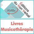 Livres de musicothérapie - Éditions en Musicothérapie Poésie Théatre Roman | Editionsnonverbal-ambx.net - Les éditions du non verbal au sein de l'atelier de musicothérapie de Bordeaux proposent des ouvrages, des livres en musicothérapie sous la direction de Mr Gérard Ducourneau - Depuis plus de trente ans, les Éditions du Non Verbal, branche édition de l’Atelier de musicothérapie de Bordeaux proposent des textes et autres contributions graphiques, inédits en France, qui témoignent d’un intérêt pour le rapport non verbal/verbal. Elles privilégient ce qu’il est convenu d’appeler « musicothérapie », en présentant études théoriques et pratiques sur le sujet. Il y a aussi une récente création de la branche « Littératures » qui propose spécifiquement des ouvrages sur la poésie, des romans, des pièces de théâtre. 