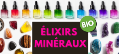 Elixirs minéraux une gamme d'élixirs minéraux bio pour la méthode de lithothérapie bioénergétique La Roche Mère - Élixirs Minéraux La Roche Mère - Les élixirs minéraux La Roche Mère selon les principes de la lithothérapie bioénergétique c'est l’ensemble des 51 élixirs sont donc rangés par résonance avec un chakra/couleur. Après avoir fait le test résonance-couleur 