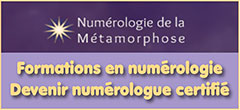 Formations en numérologie (à distance/en présentiel - En ligne/e-learning) - Stages/cours en numérologie/développement personnel (Numérologie de la Métamorphose) - Devenir numérologue certifié | Numerologie-metamorphose.com - L’école de Numérologie de la Métamorphose®, spécialiste reconnue dans l’enseignement de la numérologie de la Métamorphose et dans les formations/stages en numérologie (à distance/en présentiel), propose une formation certifiante en numérologie pour devenir numérologue certifié - Sous la direction bienveillante de Delphine Ragon (numérologue reconnue, formatrice conférencière auteure de renom et créatrice de la Numérologie de la Métamorphose) l’école de Numérologie de la Métamorphose propose un enseignement/cours en numérologie de haut niveau avec une ouverture de spécialisation en développement personnel, en psychogénéalogie, en transgénérationnel, en numérologie thérapeutique, en numérologie quantique et en éveil spirituel - L’école de la Numérologie de la Métamorphose permet ainsi la transformation et la métamorphose de sa vie
