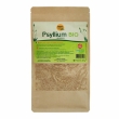 Psyllium blond bio sans additif - Psyllium blond bio qui facilite la digestion et régule le transit. Le psyllium blond est aussi connu sous le nom d’ispaghul ou plantain des Indes. Il est utilisé depuis des siècles en Inde et au Pakistan pour son action régulatrice sur le transit. La partie active du psyllium blond se trouve dans son tégument (l’enveloppe qui entoure la graine). Ce tégument est riche en mucilages, polysaccharides végétaux aux propriétés adoucissantes. Les mucilages du psyllium forment, au contact de l’eau, un gel visqueux adoucissant qui peut faciliter la digestion, protéger les muqueuses des intestins, réguler en douceur le transit et la flore intestinale. Les polysaccharides sont en effet des prébiotiques. Le psyllium soulage donc à la fois la constipation (en retenant l’eau des aliments digérés, il ramollit les selles) et la diarrhée (en transformant l’eau des selles en gel, il les rend plus consistantes). Enfin, il contribue à normaliser le niveau de cholestérol. 