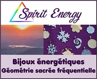 Bijoux énergétiques/Géométrie sacrée fréquentielle - Médaillons/Outils vibratoires (ondes de forme/harmonie corps/physique et émotionnel) | Spiritenergysl.com - Pierre et Pascale Perret, créateurs de Spirit Energy, formateurs et radiesthésiste/énergéticienne reconnus, proposent depuis 2017 de bijoux énergétiques vibratoires/fréquentiels actifs en géométrie sacrée fréquentielle - Ces médaillons et outils vibratoires agissent sur les ondes de forme, l’harmonie corps/physique et corps/émotionnel) - Cette gamme de bijoux énergétiques est reconnue active pour notre bien-être/mieux-être